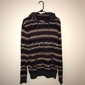 Tribal print hoodie